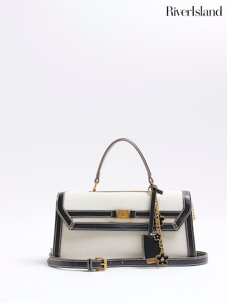 River Island Mini Canvas 100% Cotton Cross-Body Tote Bag (F53849) | €48