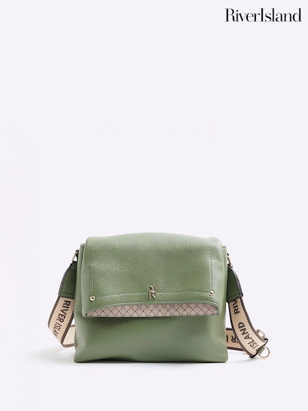 River Island Green Flap Over Cross-Body Bag (F53880) | €48