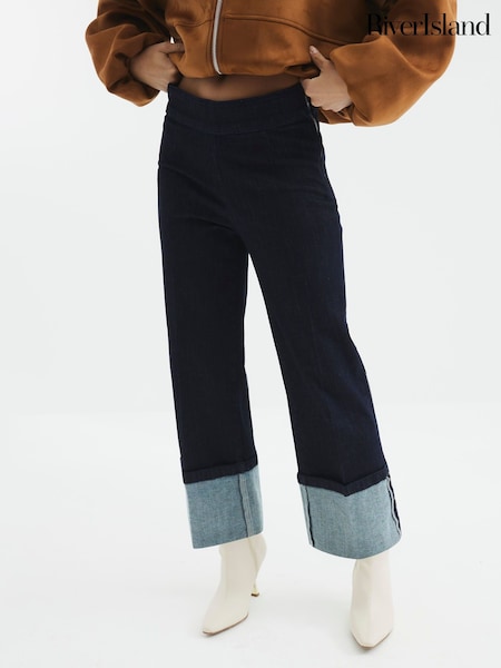 River Island Petite Turn Up Slim Fit Jeans (F53882) | 67 €