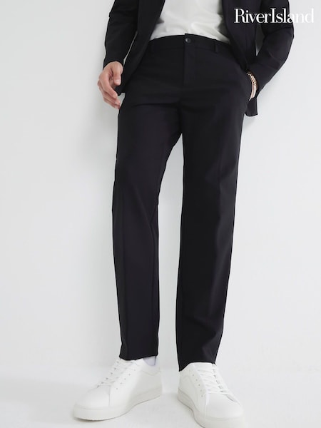 River Island Skinny Fit Tech Suit Trousers (F54025) | 2 704 грн