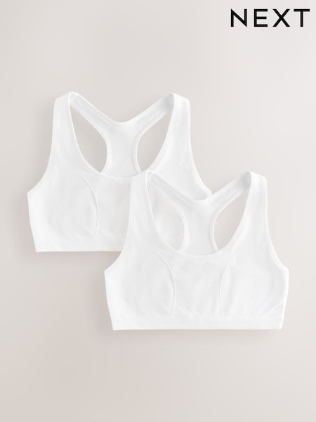 Bela - Seamfree Racer Crop Tops 2 Pack (7-16yrs) (F54073) | € 17
