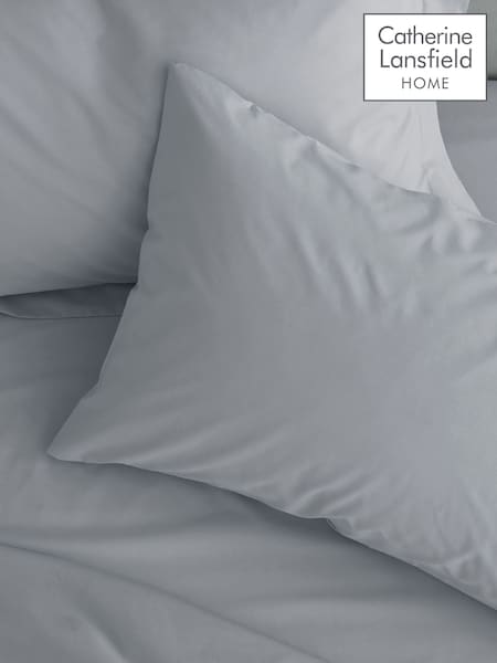 Catherine Lansfield Set of 2 Easy Iron Percale Pillowcases (F54134) | R$ 100