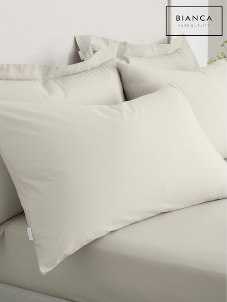 Bianca 200 Thread Count 100% Cotton Pillowcase Pair (F54158) | €17
