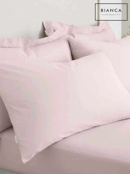 Bianca Blush 200 Thread Count 100% Cotton Pillowcase Pair (F54163) | AED58
