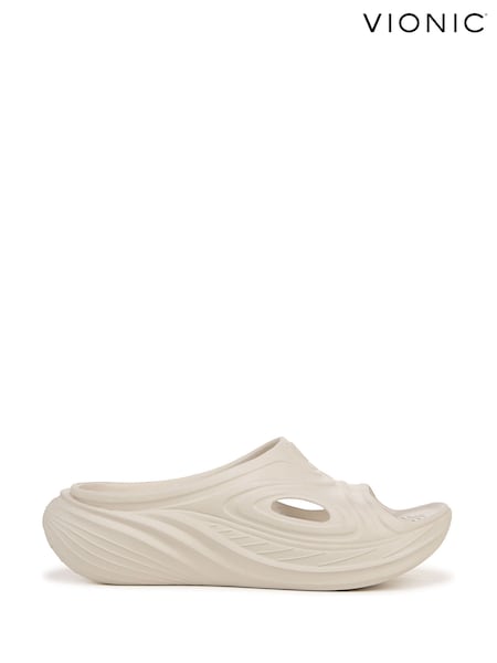 Alb - Vionic Unisex Cove Rx Recovery Arch Support Sandale (F54218) | 745 LEI