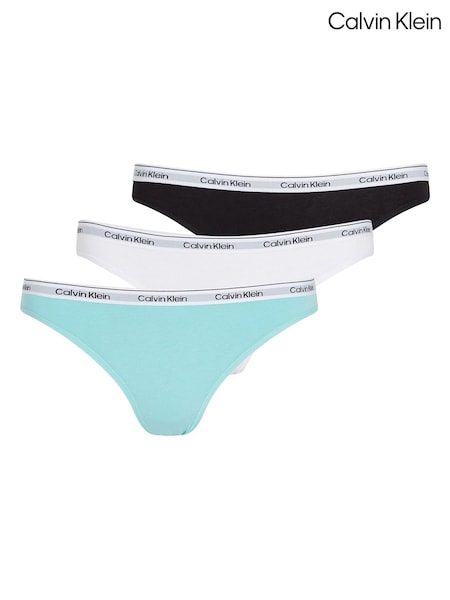 Черный - Calvin Klein Modern Logo Full Knickers 3 Pack (F54240) | €53