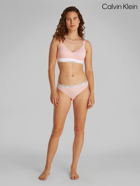 Calvin Klein Pink Modern Cotton Lift Bralette (F54362) | ₪201