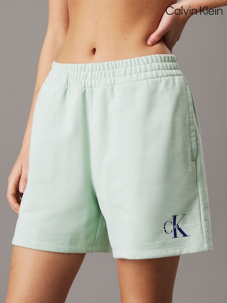 Calvin Klein Grey Monologo French Terry Shorts (F54382) | €92