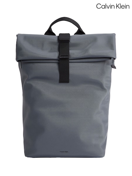 Calvin Klein Grey Rolltop Backpack (F54411) | €212