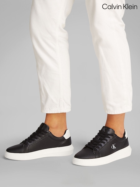 Calvin Klein Chunky Cupsole Leather Trainers (F54424) | 894 LEI