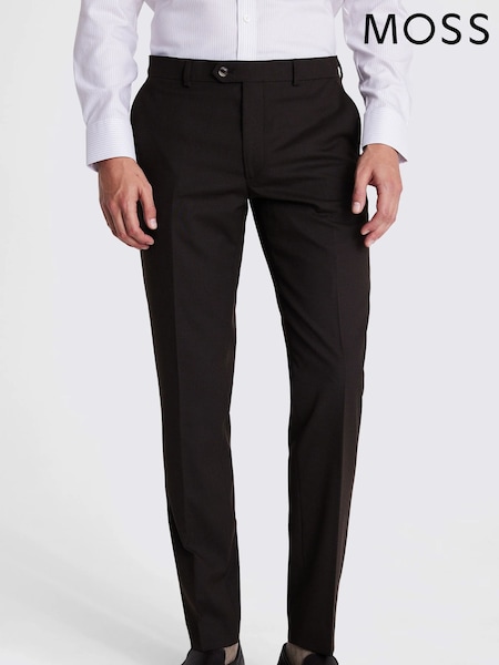 MOSS Brown Slim Fit Trousers (F54457) | €93