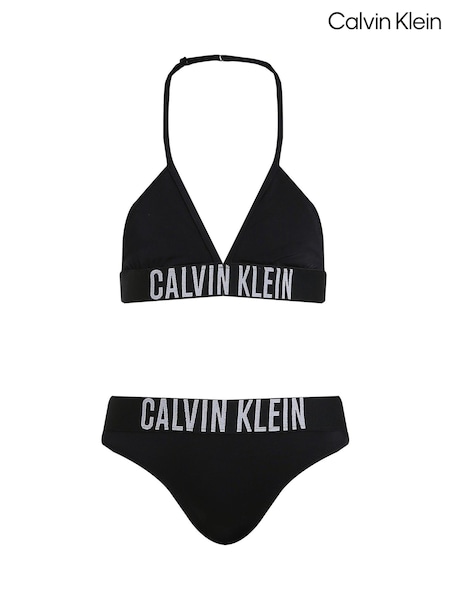 שחור - Calvin Klein Triangle Bikini Set (F54535) | ‏251‏₪