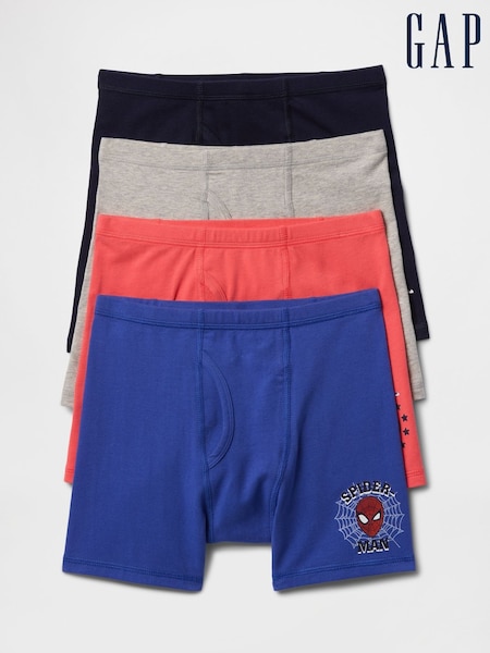 Gap Marvel Spider-Man Boxer Briefs 4-Pack (F54678) | 31 €