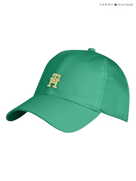 Tommy Hilfiger Green 100% Organic Cotton 6 Panel Cap (F54765) | $77