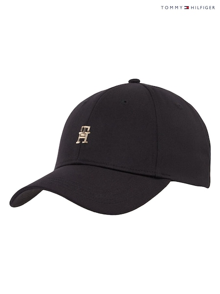 Tommy Hilfiger Black 100% Organic Cotton Elevated Chic Cap (F54770) | €64