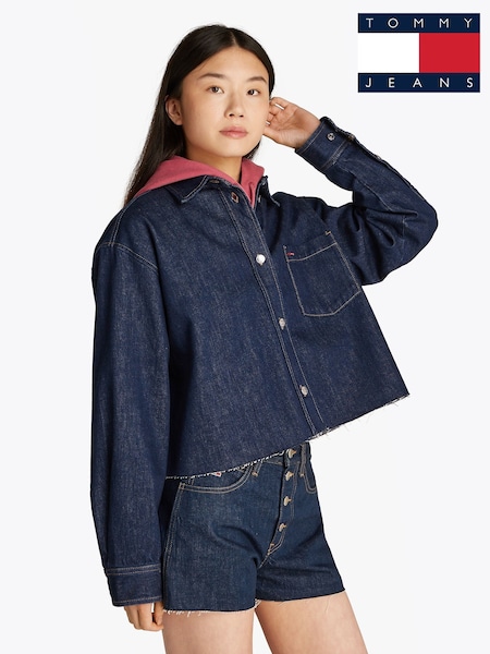 Tommy Jeans Cropped Denim Shirt Jacket (F54839) | €158