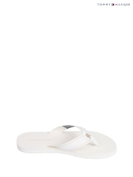 Tommy Hilfiger White Stripes Beach Sandals (F54885) | R$ 395