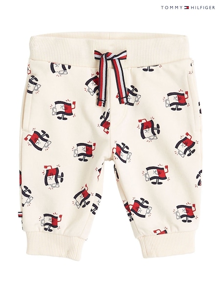 Tommy Hilfiger Natural Flag Joggers (F54929) | ₪251