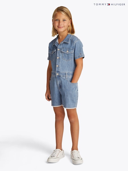 Tommy Hilfiger Blue Denim Jumpsuit (F54957) | R$ 640