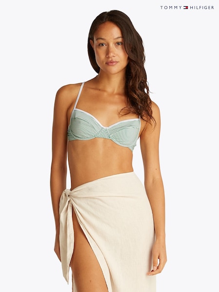 Tommy Hilfiger Green Demi Swim Top (F55073) | €63