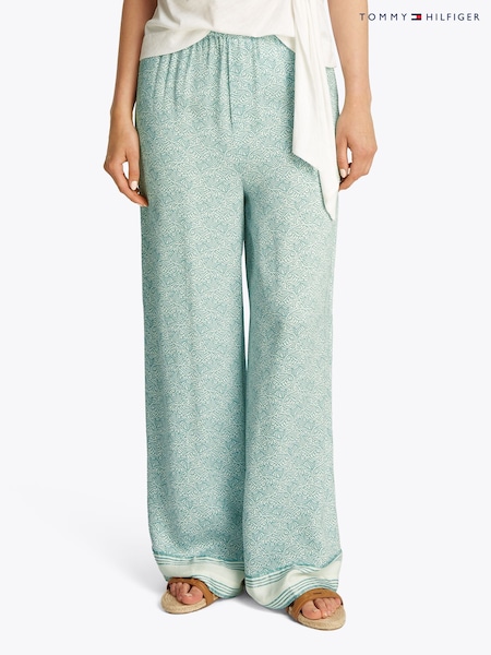 Tommy Hilfiger Green Satin Pull On Trousers (F55105) | 8,411 UAH