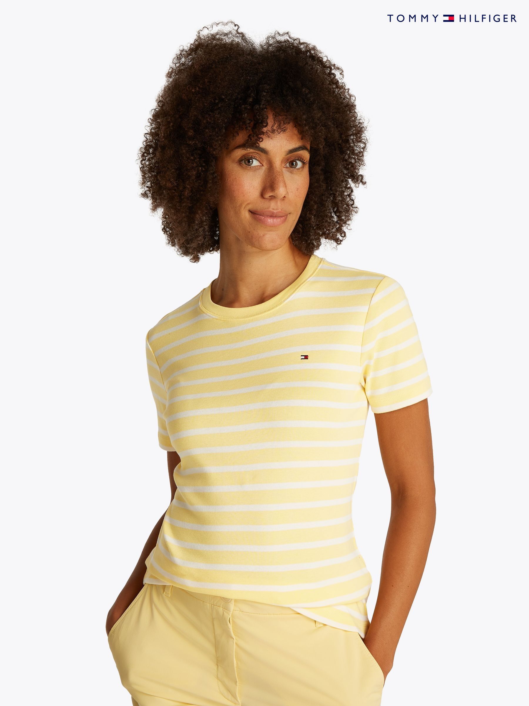 yellow tommy hilfiger top