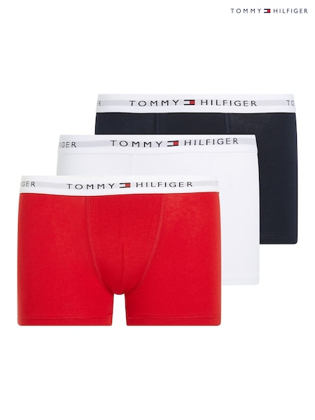 Blanco - Tommy Hilfiger Signature Essential Trunks 3 Pack (F55216) | 38 €