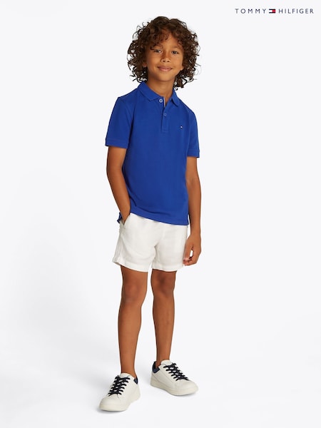 Tommy Hilfiger Light Blue Flag Short Sleeve 100% Cotton Polo Shirt (F55299) | 1,983 UAH - 2,403 UAH