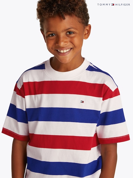 Tommy Hilfiger Essential Archive Fit 100% Cotton T-shirt (F55308) | ‏91‏₪ - ‏111‏ ₪