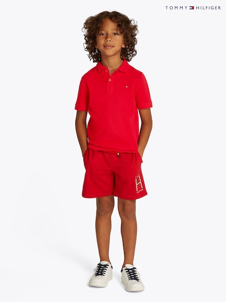 Tommy Hilfiger Red Flag Short Sleeve 100% Cotton Polo Shirt (F55310) | 1,983 UAH - 2,403 UAH