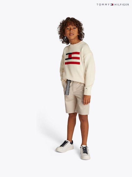 بني - Tommy Hilfiger Belted Shorts (F55313) | ‏291 د.إ.‏ - ‏ 320‏ د.إ.