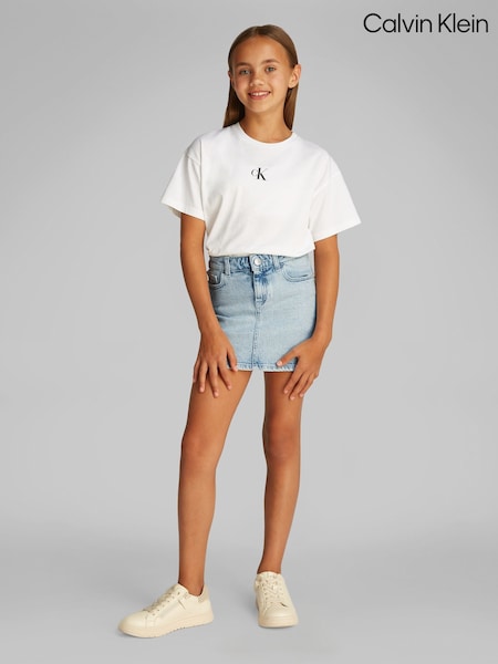 Calvin Klein Hero Denim Skirt (F55427) | ‏251‏₪ - ‏302‏ ₪