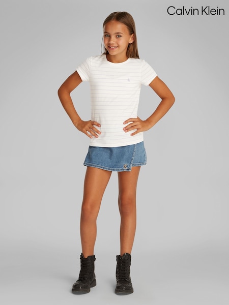 Calvin Klein Slim Stripe 100% Cotton T-Shirt 2 Pack (F55429) | 62 € - 70 €