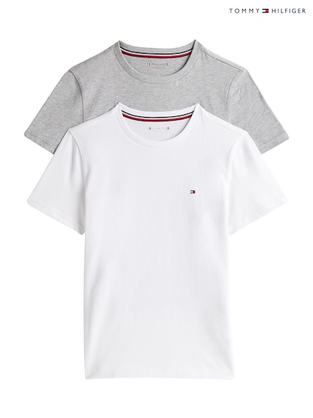 Tommy Hilfiger White Underwear Short Sleeve 100% Cotton T-Shirts 2 Pack (F55732) | 1,923 UAH