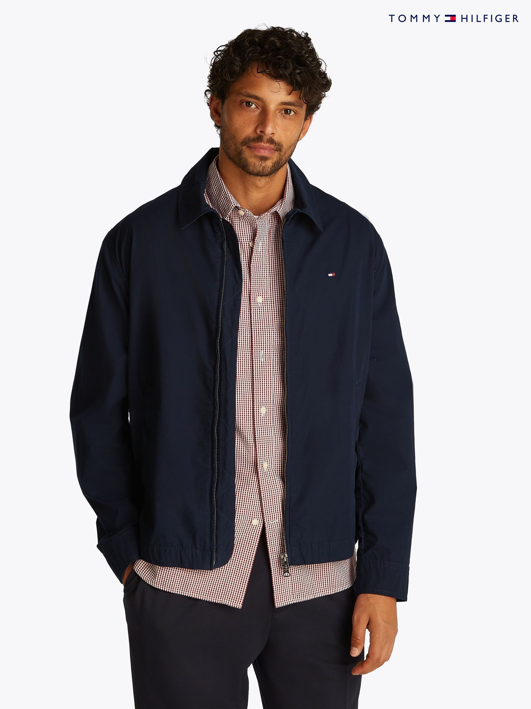 Men's, Jackets, Tommy Hilfiger, Zip Through, Casual