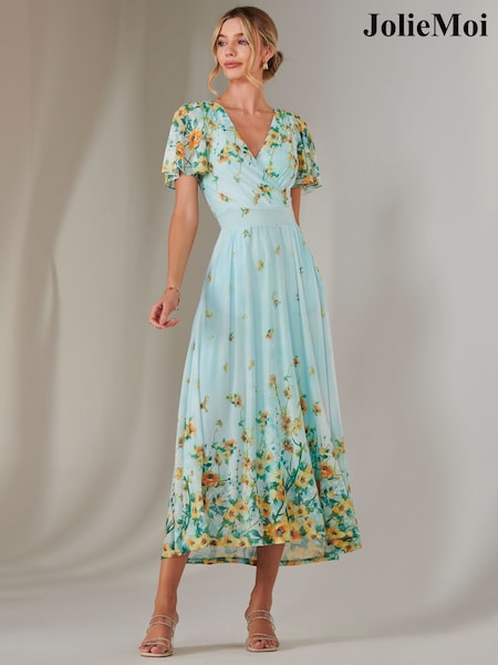 Jolie Moi Wrap Maxi Dress (F55745) | €101