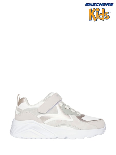 Skechers Cream Uno Lite Trainers (F55793) | AED256