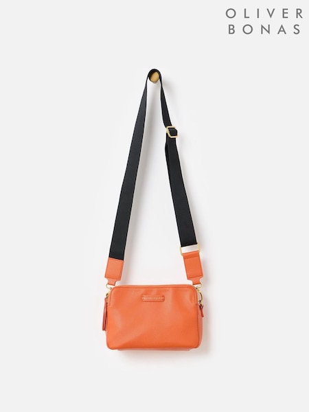 Oliver Bonas Orange Isla Cross-Body Bag (F55831) | $120