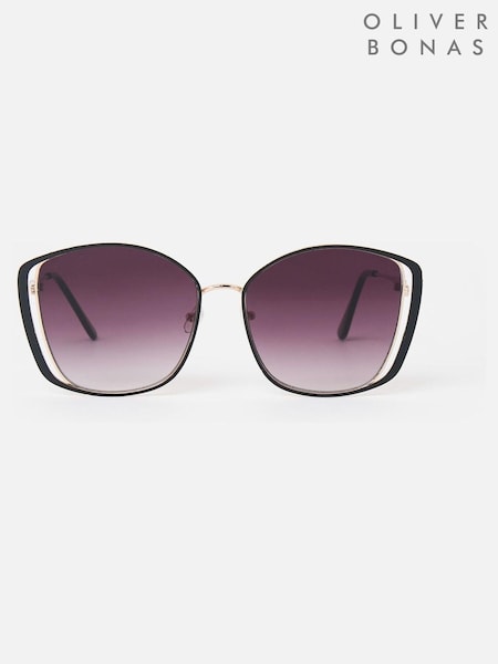 Oliver Bonas Oversized Cat Eye Sunglasses (F55873) | 220 LEI