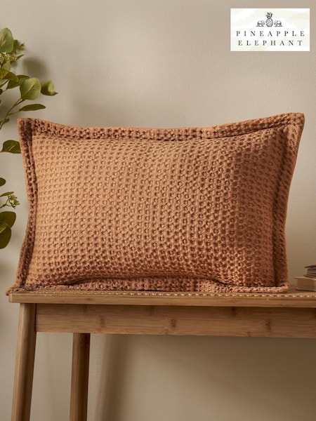 Pineapple Elephant Jaipur Chunky Waffle Cotton Cushion (F56043) | ‏99 د.إ.‏