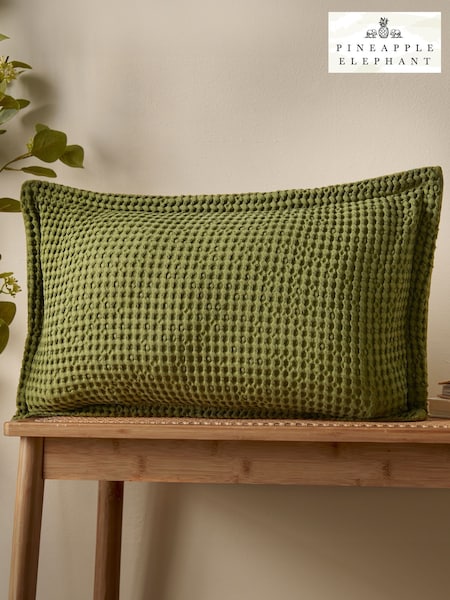Pineapple Elephant Jaipur Chunky Waffle Cotton Cushion (F56060) | ‏99 د.إ.‏