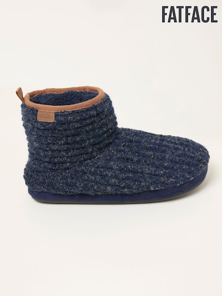 FatFace Laurence Navy Knit Boot (F56113) | €50