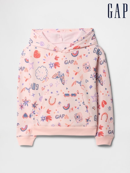 Gap Pink Vintage Relaxed Hoodie (4-13yrs) (F56153) | €29