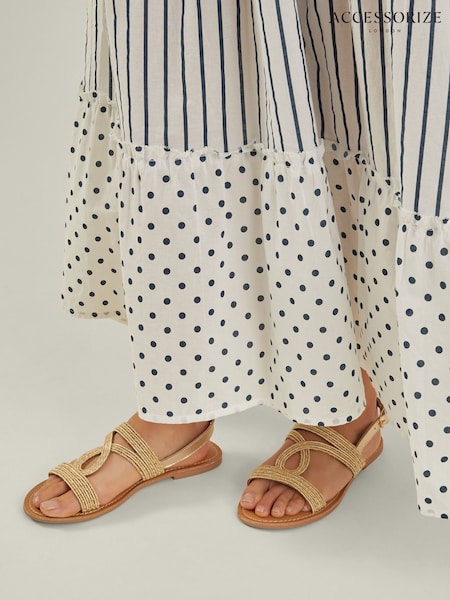 Accessorize Raffia Loop Strappy Sandals (F56171) | 1 923 грн