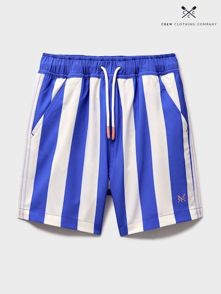 Crew Clothing Company White Printed Swim Shorts (F56387) | €21 - €27
