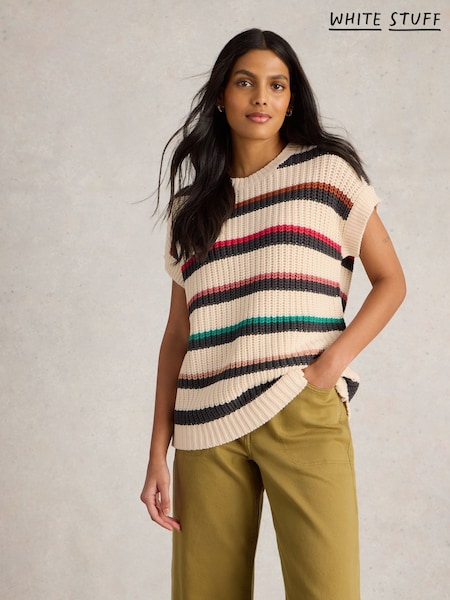 White Stuff White Callie Stripe Tank (F56503) | AED285