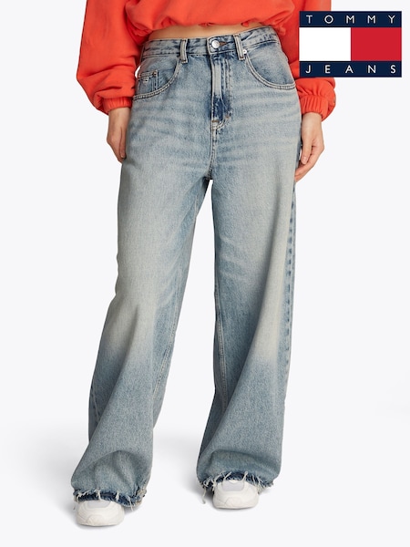 Tommy Jeans Blue Charlie Mid Rise Loose Fit Jeans (F56520) | €133