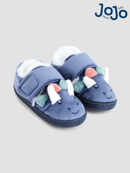 JoJo Maman Bébé Blue Slipper Shoes (F56616) | 87 QAR