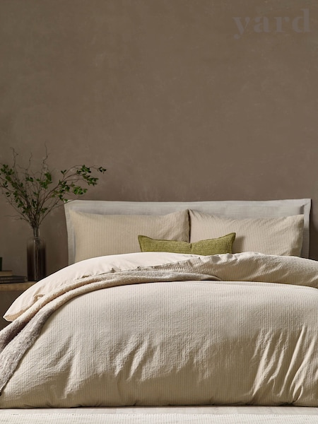 Yard Natural Malton Stripe 100% Cotton Duvet Set (F56629) | € 59 - € 112