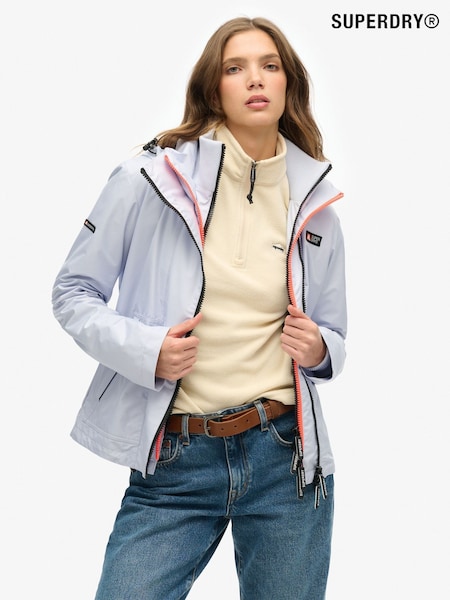 Superdry Purple Hooded Mountain Windbreaker Jacket (F56692) | €130
